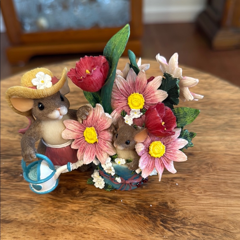 A Mother’s Love Helps You Grow.  Whimsical Pink and Yellow Floral Accents